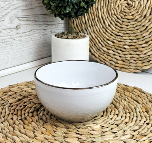 Салатник Intrendo Gasto 14 см Golden rim white IN0014GAS